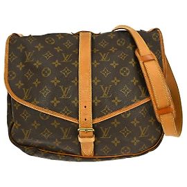Borsa Louis Vuitton Saumur Monogram Canvas 35 Marrone