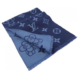 Sciarpa Monogram Vivienne Louis Vuitton Blu Blu navy