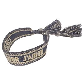 Dior J'Adior Stoffarmband Weiß Dunkelblau