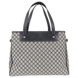 Céline Sac cabas Celine Macadam Marron Noir