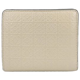 Loewe Bi-fold Wallet in Grayish Leather Grey