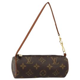 LOUIS VUITTON Monogram Papillon Pouch LV Auth 180346 Monogram