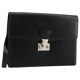 Clutch CARTIER in pelle nera argento 180674A Nero Argento