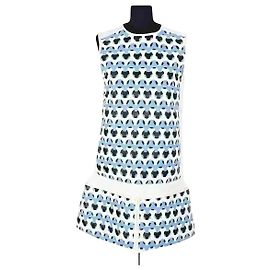 Courreges Robe bleue Bleu