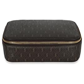 Saint Laurent Le Monogramme Schmuckkästchen Braun Braun