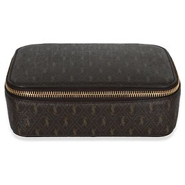 Porta-joias Saint Laurent Le Monogramme marrom Marrom