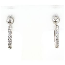 Autre Marque Diamant-Clip-Ohrringe in Weißgold Golden