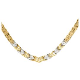 Autre Marque Collana in platino PT850 e oro giallo 18K con diamanti D'oro Altro