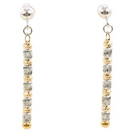 Autre Marque 18K Yellow Gold Stud Earrings Golden