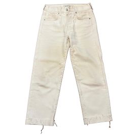 Autre Marque Roy Roger's Vaqueros Rectos Modelo Boyfriend Blanco roto