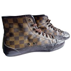 Louis Vuitton Baskets Montantes Damier Ebene Marron