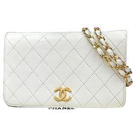Chanel Wallet on Chain aus Leder Weiß