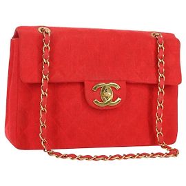 Chanel Flap Shoulder Canvas Multicolore