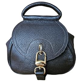 Delvaux Tempete Mini Leather Handbag Brown