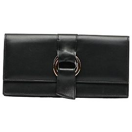 Cartier Trinity Leder-Langgeldbörse Schwarz