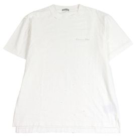 Camiseta de algodón Dior Blanco