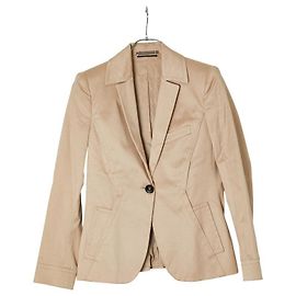 Veste ajustée en coton Gucci Beige