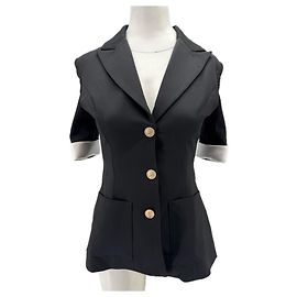 Autre Marque MISS CIRCLE Short Black Blazer Black