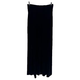 Autre Marque Jupe longue noir velours Noir