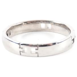 Anillo Hercules Hermès en oro blanco Plata