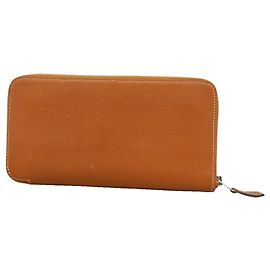 Hermès Hermes Azap Long Wallet in Gold Epsom Leather Golden