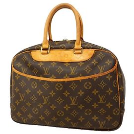 Borsa Louis Vuitton Monogram Deauville Marrone