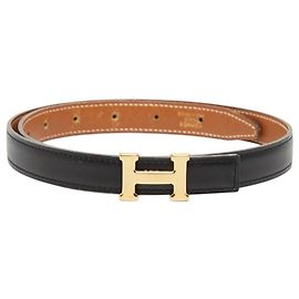 Hermès Hermes Constance H-Belt Marron Noir