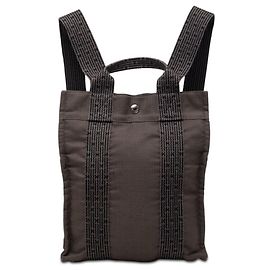 Hermès Hermes Herline Ad PM Backpack Brown Black