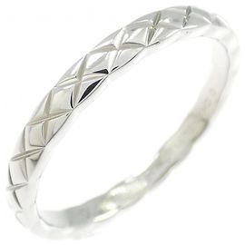Anillo Chanel Coco Crush Small Platinum Band Plata