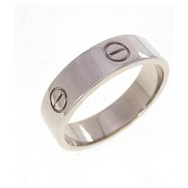 Cartier Love Ring in White Gold Golden