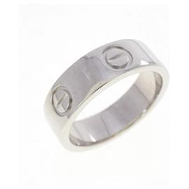 Cartier Love Ring in Platinum 950 Silvery