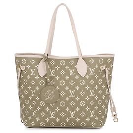 Sac cabas Louis Vuitton Monogram Empreinte Beige Kaki