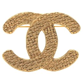 Spilla Vintage Chanel Coco Mark D'oro