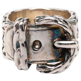 Anillo Hermès Diane de plata Otro
