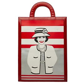 Sac Cabas Chanel Coco Mademoiselle Noir Blanc Rouge