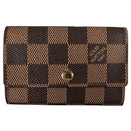 Louis Vuitton Damier Canvas Keycase Brown