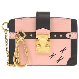 Louis Vuitton Kartenetui aus pinkem Epi-Leder Pink