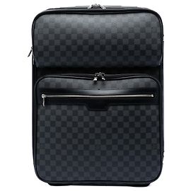Louis Vuitton Black Damier Graphite Pegase Business Luggage 55 Black