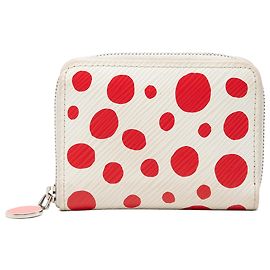 Monedero Louis Vuitton White Yayoi Kusama Epi Zippy Otro