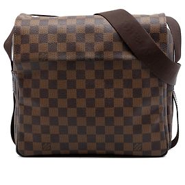 Louis Vuitton Marrom Damier Ebene Naviglio Marrom