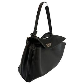 Balenciaga Rodeo Small Black Leather Handbag Black