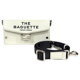 Bolsa de celular Baguette Colaboração Fendi x Marc Jacobs Branco