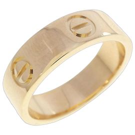 Cartier Love Ring in 18K Yellow Gold Golden