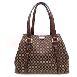 Céline Sac cabas Celine Macadam Marron