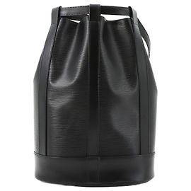 Sac à épaule Louis Vuitton Epi Randonnee PM Noir