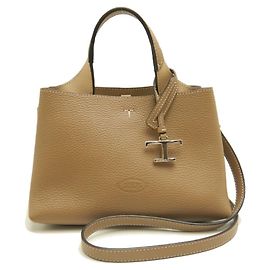 Bolsa Micro Tod's T-Timeless Marrom