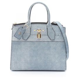 Borsa 2-Way Louis Vuitton City Steamer MM Blu