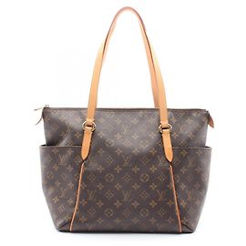 Sac cabas Louis Vuitton Totally MM Monogram Marron
