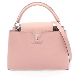 Louis Vuitton Capucines MM 2-Way Handbag Pink