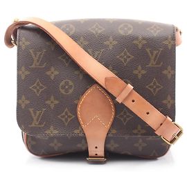 Bolsa de Ombro Louis Vuitton Cartouchiere MM Marrom